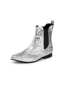 Pleaser Chaussures &agrave; paillettes argent&eacute;es