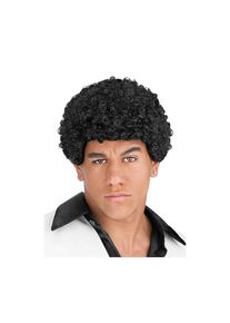 80er Afro Perücke schwarz