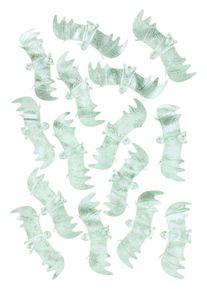 maskworld 15 pipistrelli luminosi decorativi