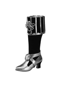 Pleaser Bottes de flibustière femme luxe noires
