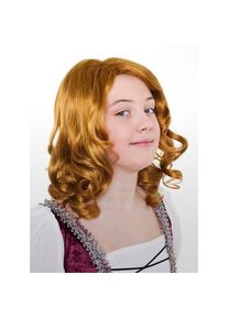 maskworld Schulterlange Kinderperücke rotblond