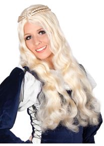 maskworld Prinzessin Perücke blond
