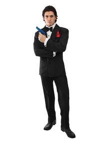 maskworld Costume da agente segreto gentiluomo
