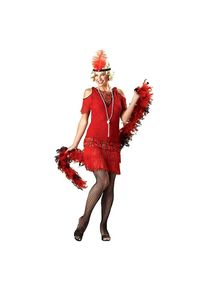 Flapper Girl rouge Déguisement