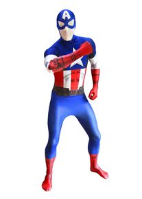 Digital Morphsuit Captain America Ganzkörperkostüm