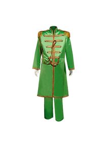 maskworld 60er Popband Uniform "Sgt. Pepper" gruen