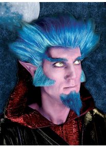 maskworld Parrucca blu elfo della notte
