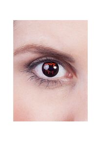 maskworld Blutendes Auge schwarz Kontaktlinse mit Dioptrien | Farbige Kontaktlinsen mit Stärke