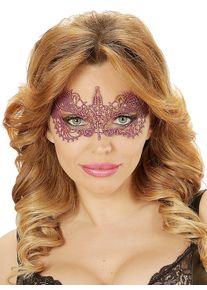 Widmann Lace mask purple | halloween mask