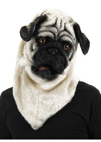 Pug Mask with Moving Mouth
