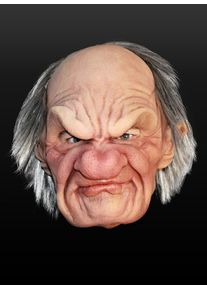 Grouchy Gramps Latex Full Mask | halloween mask