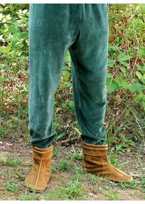 Medieval Velvet Pants green