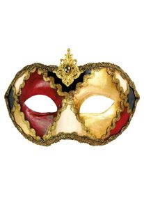 maskworld Colombina scacchi colore - Venetian Mask