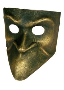 maskworld Bauta bronzo - Venetian Mask