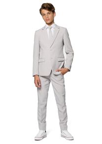 OppoSuits Teen Groovy Grey Suit for Teenagers | kids halloween costume