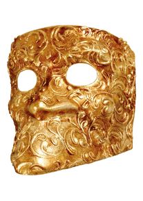 maskworld Bauta stucco oro - Venetian Mask