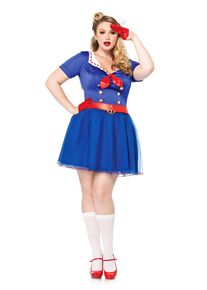 Sexy Retro Sailor Plus Size Costume | halloween costume