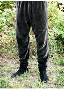 Medieval Velvet Pants gray