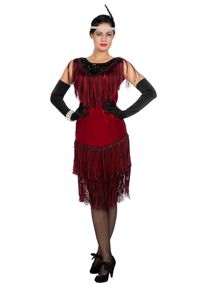 maskworld 20s evening dress bordeaux | halloween costume
