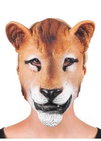 maskworld Lioness Latex Half Mask