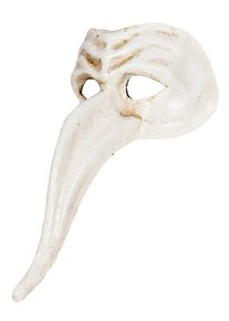 maskworld Zanni bianco Venetian Mask