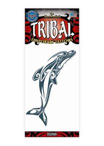 Dolfijn Tribal Plak-Tattoo