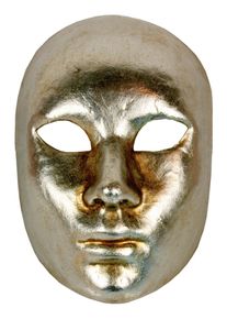 maskworld Volto argento - Venetian Mask