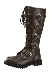 Pleaser Steampunk Boots Men black