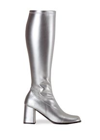 maskworld Retro Boots Synthetic Leather silver