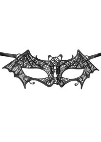 maskworld Black lace mask bat