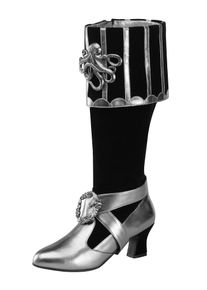 Pleaser Deluxe Buccaneer Boots Women black