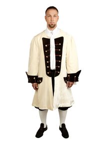 maskworld Velvet Dress Coat white
