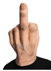 The Finger Latex Full Mask