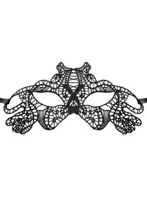 maskworld Black Lace Mask Owl