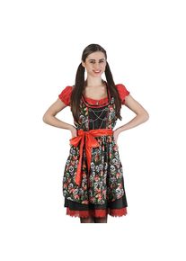 maskworld Dirndl teschio nero