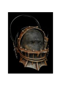 Saw Reverse Bear Trap Mask made of latex
