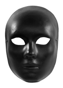maskworld Volto nero Femminile Venetian Mask