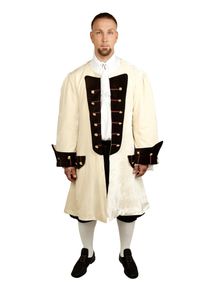 maskworld Velvet Dress Coat white