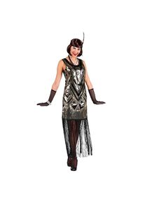 Golden 20s evening dress