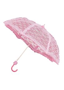 maskworld Ombrellone con pizzo rosa