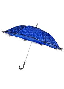 maskworld Ombrellino blu con pizzo nero