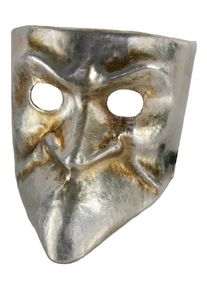 maskworld Bauta argento Venetian Mask - silver