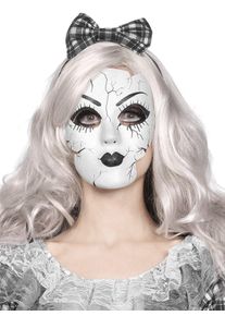 Leg Avenue Broken Doll Mask | halloween mask