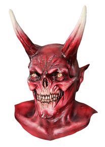 Satanic Majesty Latex Devil Mask | halloween mask