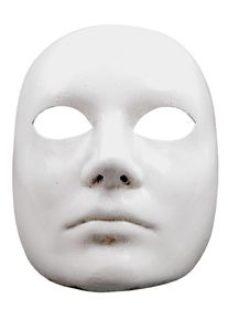 maskworld Volto bianco - Venetian Mask