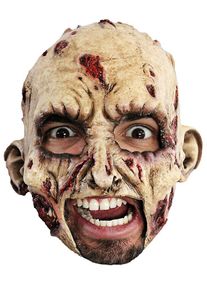 Zombie Chinless Mask Made of Latex