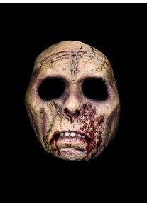 Brainless Zombie Latex Half Mask | halloween mask