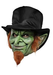 Leprechaun Goblin Latex Full Mask | halloween mask
