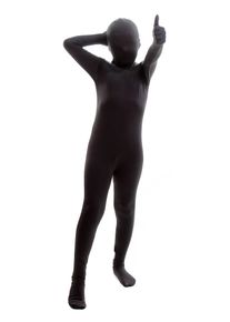 Morphsuit Kids black Full Body Costume | kids halloween costume