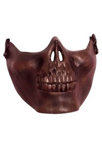 Lower jaw mask bronze